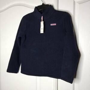 Vineyard-Vines Girls Harbor Sweatshirt Long Sleeve Zip Size Large NEW